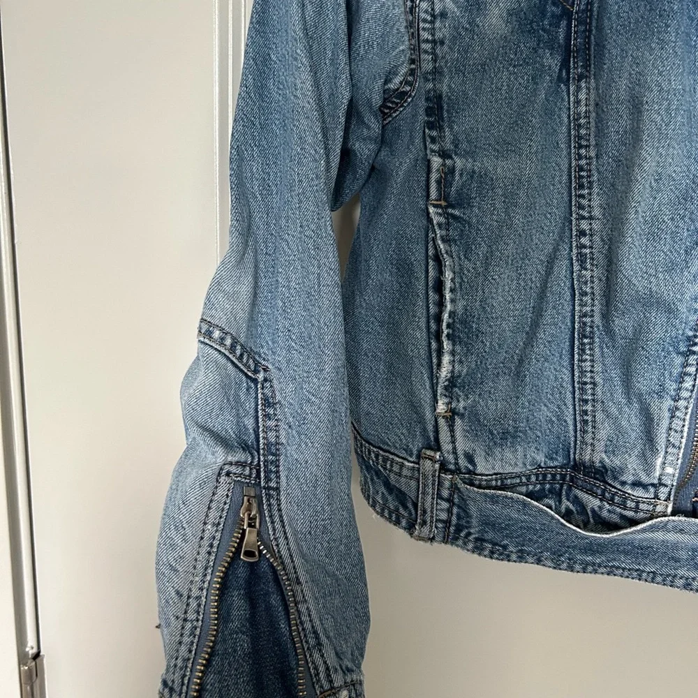 PAIGE women’s strappy denim Jacket size small - Picture 5 of 9